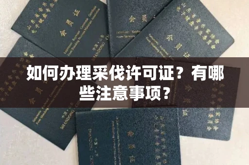 全国如何办理采伐许可证?有哪些注意事项?